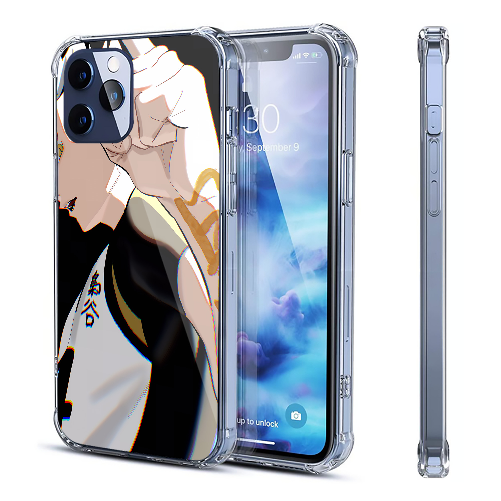 （画像用） ハイキュー!! Haikyu!! 【iPhone 12シリーズ対応】透明スマホケース（クリアソフトケース）